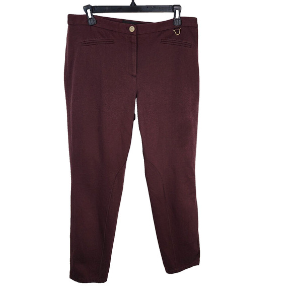 Talbots Womens Pants Size 10 Dalton Equestrian Riding Stretch Ankle Mid Rise - Picture 1 of 10
